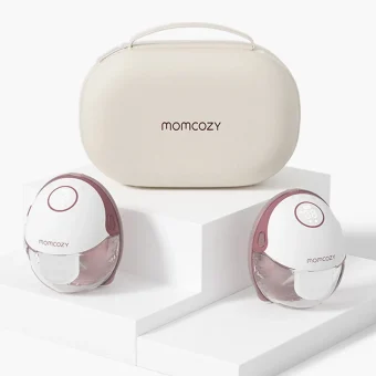Momcozy Pump Ηλεκτρικό Διπλό Θήλαστρο Κόκκινο 180ml BP324-NR71BA-A