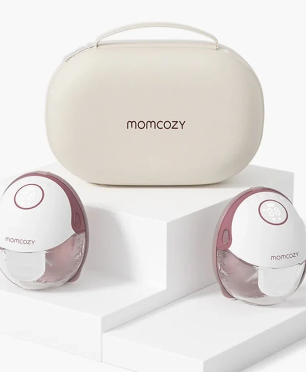 Momcozy Pump Ηλεκτρικό Διπλό Θήλαστρο Κόκκινο 180ml BP324-NR71BA-A