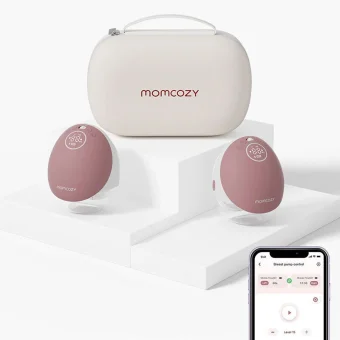 Momcozy Ηλεκτρικό Διπλό Θήλαστρο Κόκκινο 150ml BP238-NR71BA-A