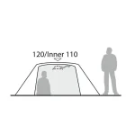 Robens Lodge 3 Exp Χειμερινή Σκηνή Camping Igloo Ορειβασίας Πράσινη για 3 Άτομα Αδιάβροχη 5000mm 120εκ. 619309 - Image 6