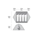 MSR 4-person Elixir 4 Σκηνή Camping Igloo Ορειβασίας Πράσινη 3 Εποχών Αδιάβροχη 1500mm 694783 - Image 6