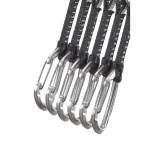 Climbing Technology Skylotec Lime Set M-ul 12 Cm 6-pack Climbing Quickdraws Silver 553700 - Image 2