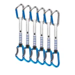 Skylotec Salto Ny Climbing Quickdraws 6 Pack 17 Cm Titanium Electric Blue 727468