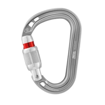 Petzl Carabiner Screw Lock Rocha Light Grey Light Grey 0010494700003978