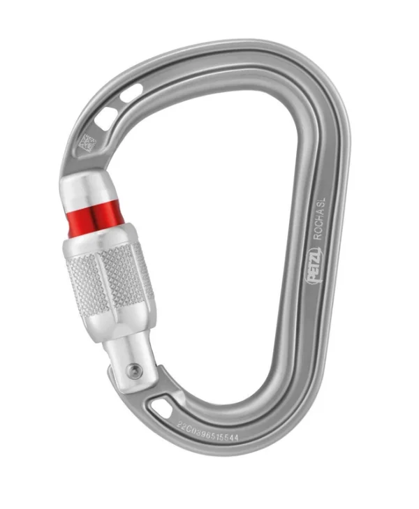 Petzl Carabiner Screw Lock Rocha Light Grey Light Grey 0010494700003978