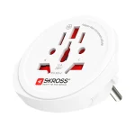 Skross World To Europe 16a Type E F 4000w Travel Adapter White 1.500211C-E - Image 3