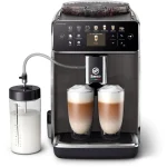 Philips Saeco GranAroma Αυτόματη Μηχανή Espresso 1500W Πίεσης 15bar για Cappuccino με Μύλο Άλεσης Μαύρη SM6580/10