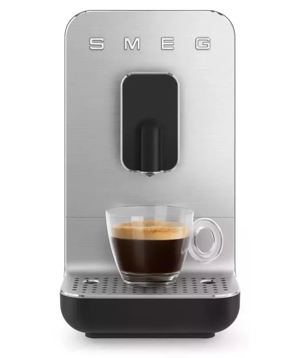 Smeg Αυτόματη Μηχανή Espresso 1350W Πίεσης 19bar Καφέ BCC11BLMEU 96000