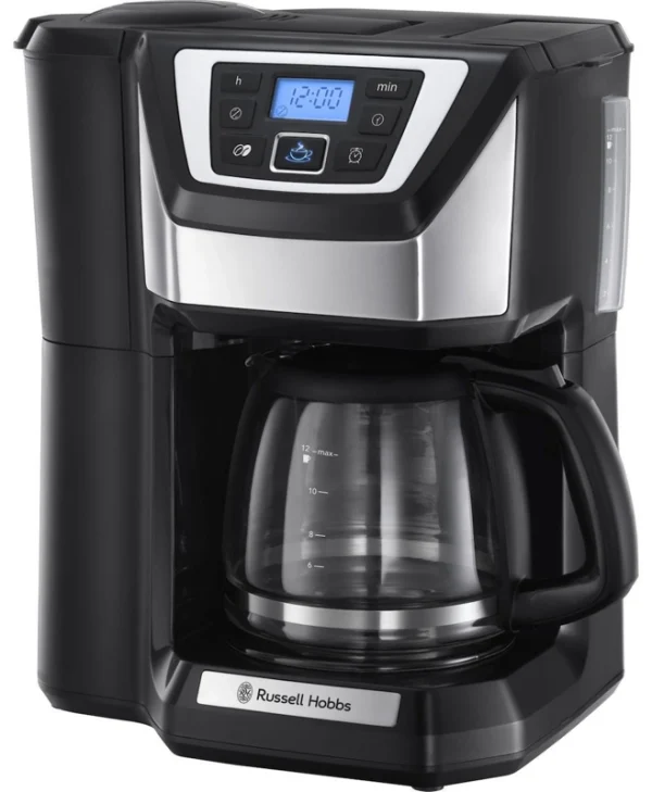 Russell Hobbs Grind & Brew Προγραμματιζόμενη Καφετιέρα Φίλτρου 1025W 22000-56