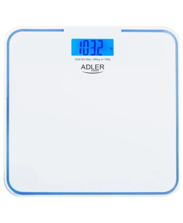 Adler Ψηφιακή Ζυγαριά 180kg Λευκή AD 8183