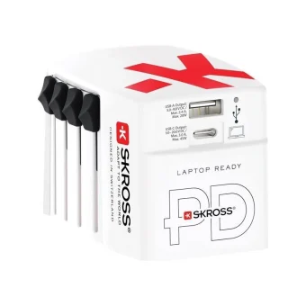 Skross Travel Adapter World Usb Charger Ac45pd 1302332