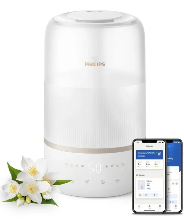 Philips Sky High Mist Καθαριστής Αέρα / Υγραντήρας 19.6W για Χώρους 41m² 41585572