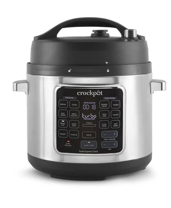 Crock-Pot Πολυμάγειρας 1400W με Χωρητικότητα 5.6lt Ασημί CSC062X