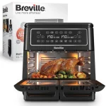 Breville Air Fryer με Διπλό Αποσπώμενο Κάδο 11lt Μαύρο 2085267 VDF130X - Image 16