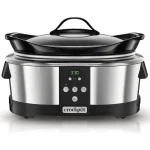 Crock-Pot SCCPBPP605 Πολυμάγειρας 250W με Χωρητικότητα 5.7lt Ασημί SCCPBPP605-050