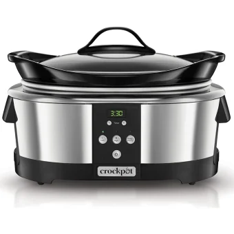 Crock-Pot SCCPBPP605 Πολυμάγειρας 250W με Χωρητικότητα 5.7lt Ασημί SCCPBPP605-050