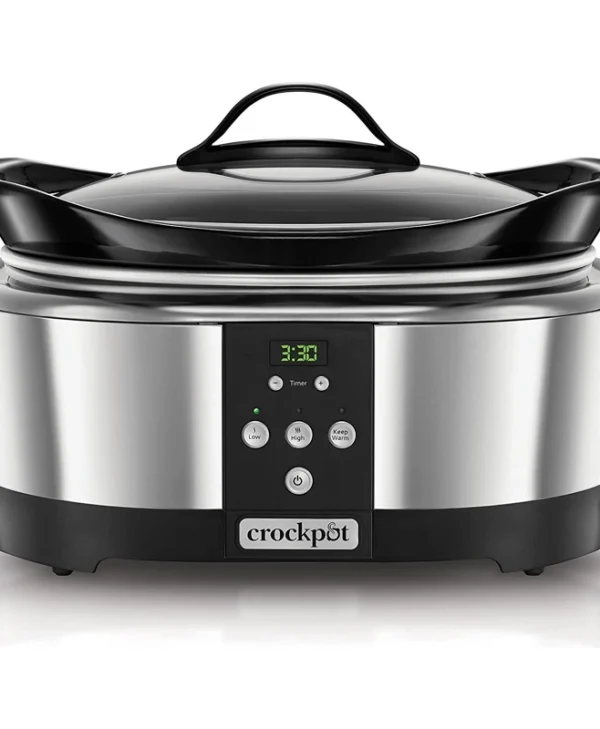 Crock-Pot SCCPBPP605 Πολυμάγειρας 250W με Χωρητικότητα 5.7lt Ασημί SCCPBPP605-050