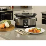 Crock-Pot SCCPBPP605 Πολυμάγειρας 250W με Χωρητικότητα 5.7lt Ασημί SCCPBPP605-050 - Image 6