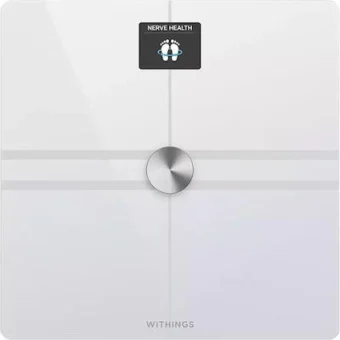 Withings Smart Ζυγαριά με Λιπομετρητή σε Λευκό χρώμα 13700546708050 WBS12-White-All-Inter