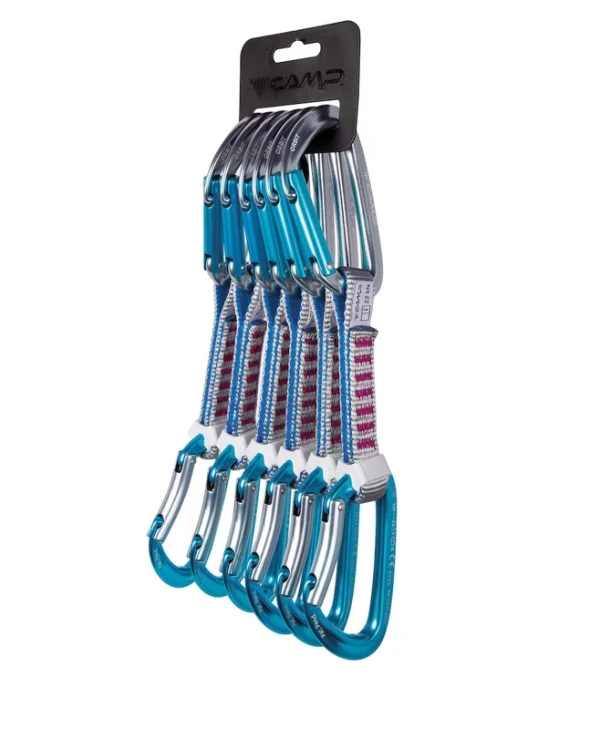Camp Orbit Express Ks 12 Cm Climbing Quickdraws 6-pack Grey Blue Fuchsia 555851