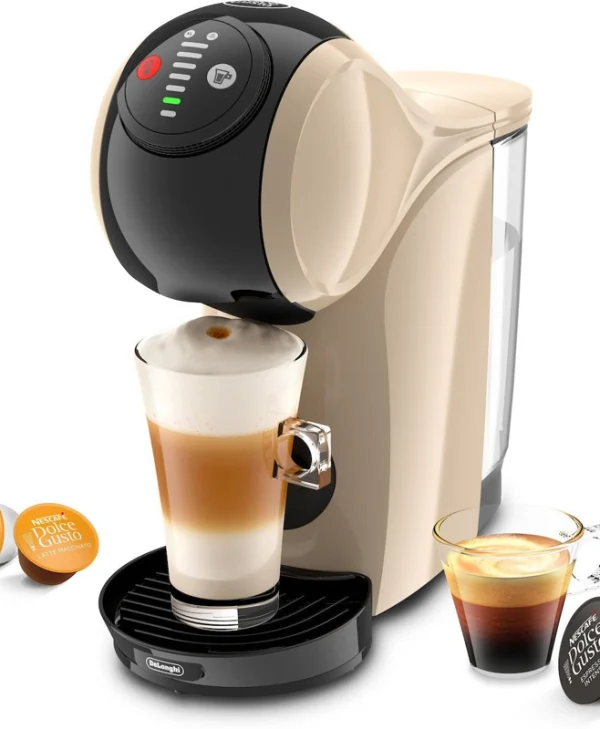 De'Longhi Genio S Καφετιέρα για Κάψουλες Dolce Gusto Πίεσης 15bar Μπεζ EDG226.BG