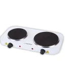 Esperanza Ekh0014w Επιτραπέζια Εστία Εμαγιέ Διπλή Λευκή EKH014W