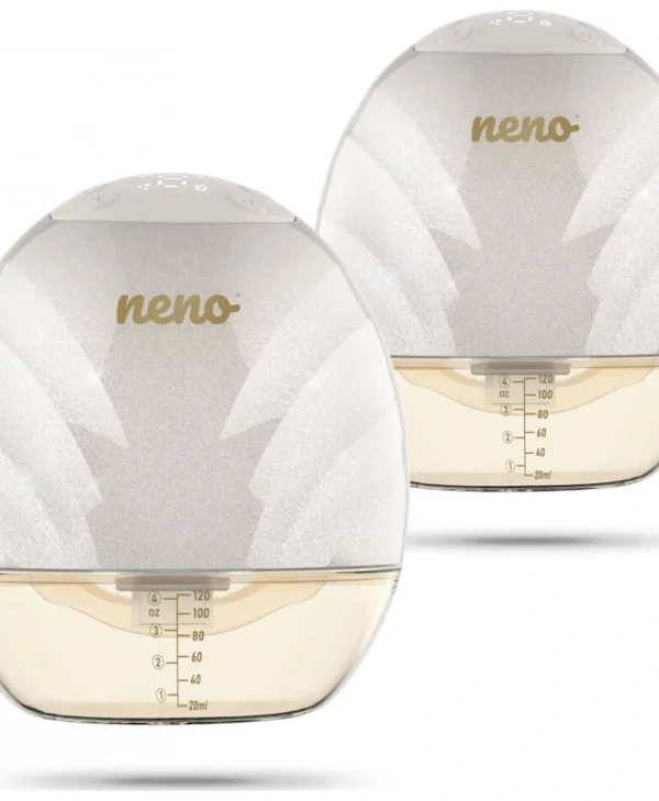 Neno Φορητό Διπλό Θήλαστρο Λευκό PERLA TWIN