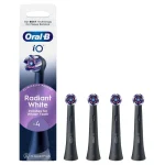 Oral-b Io Radiant Black Electric Toothbrush Replacement Heads 4 Pieces 8700216194594 - Image 2