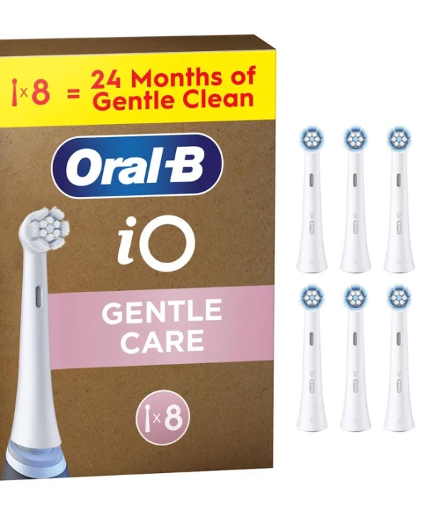 Oral-B Io Gentle Care Ανταλλακτικές Κεφαλές για Ηλεκτρική Οδοντόβουρτσα 8τμχ 8700216774130