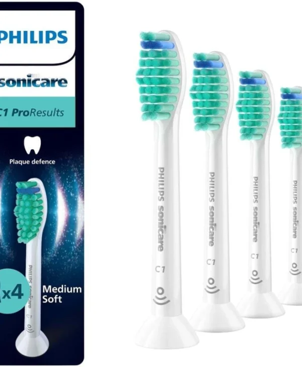 Philips Sonicare C1 ProResults Ανταλλακτικές Κεφαλές για Ηλεκτρική Οδοντόβουρτσα HX6014/87 4τμχ