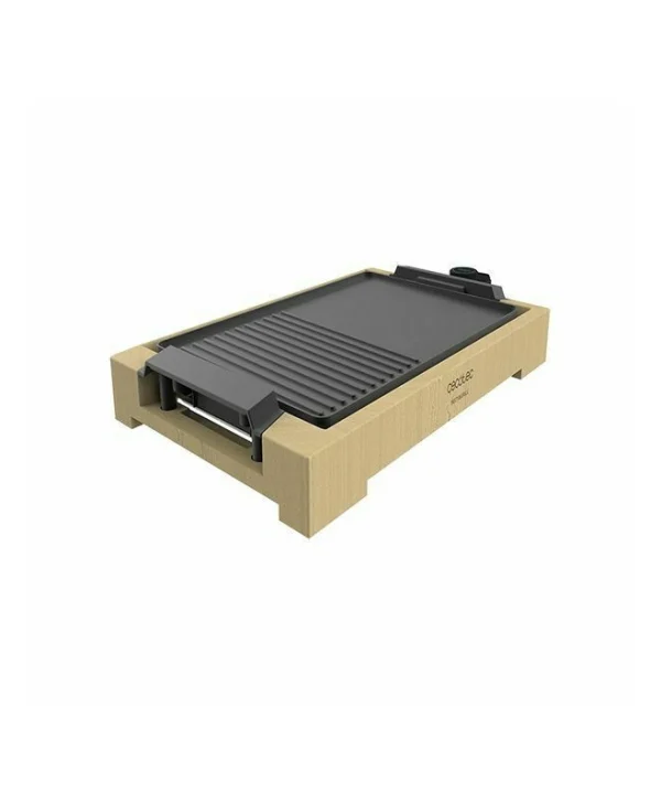 Cecotec Tasty & Grill 2000 Επιτραπέζια Ηλεκτρική Ψησταριά Λείας και Αυλακωτής Πλάκας 2000W με Ρυθμιζόμενο Θερμοστάτη 37.5x24.5εκ. 3058