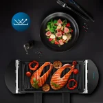 Cecotec Raclette Cheese & Grill 3200 Επιτραπέζια Ηλεκτρική Ψησταριά Raclette Αυλακωτής Πλάκας 320W Ανοξείδωτη 20x10εκ. 3264 - Image 2