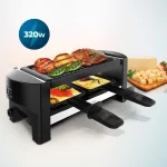 Cecotec Raclette Cheese & Grill 3200 Επιτραπέζια Ηλεκτρική Ψησταριά Raclette Αυλακωτής Πλάκας 320W Ανοξείδωτη 20x10εκ. 3264 - Image 9