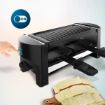 Cecotec Raclette Cheese & Grill 3200 Επιτραπέζια Ηλεκτρική Ψησταριά Raclette Αυλακωτής Πλάκας 320W Ανοξείδωτη 20x10εκ. 3264 - Image 10