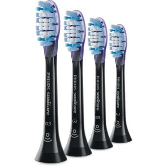 Philips Sonicare G3 Premium Gum Care Ανταλλακτικές Κεφαλές για Ηλεκτρική Οδοντόβουρτσα Black HX9054/88 4τμχ
