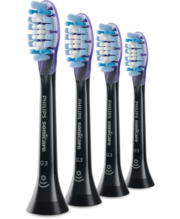 Philips Sonicare G3 Premium Gum Care Ανταλλακτικές Κεφαλές για Ηλεκτρική Οδοντόβουρτσα Black HX9054/88 4τμχ
