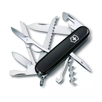 Victorinox Huntsman Ελβετικός Σουγιάς Μαύρος 1.37 13.3 B1