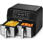 Kenwood Air Fryer με Διπλό Αποσπώμενο Κάδο 8lt Μαύρο HFM20.000MB - Image 3