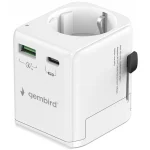 Gembird Αντάπτορας Πρίζας από Universal σε Universal TPA-EU1A1C20-01-W