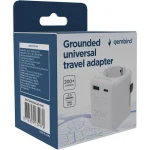 Gembird Αντάπτορας Πρίζας από Universal σε Universal TPA-EU1A1C20-01-W - Image 6