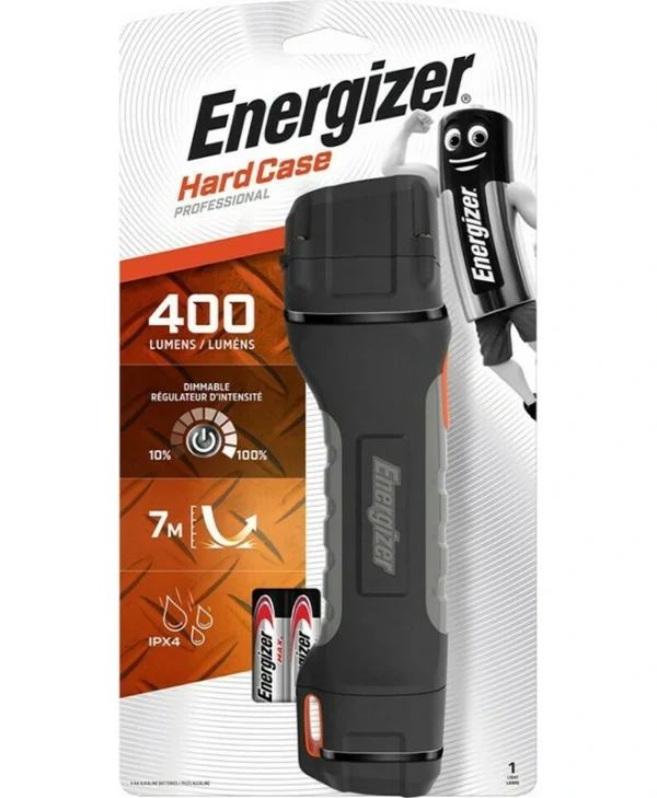 Energizer Φακός LED IPX4 με Μέγιστη Φωτεινότητα 400lm HardCase 300601