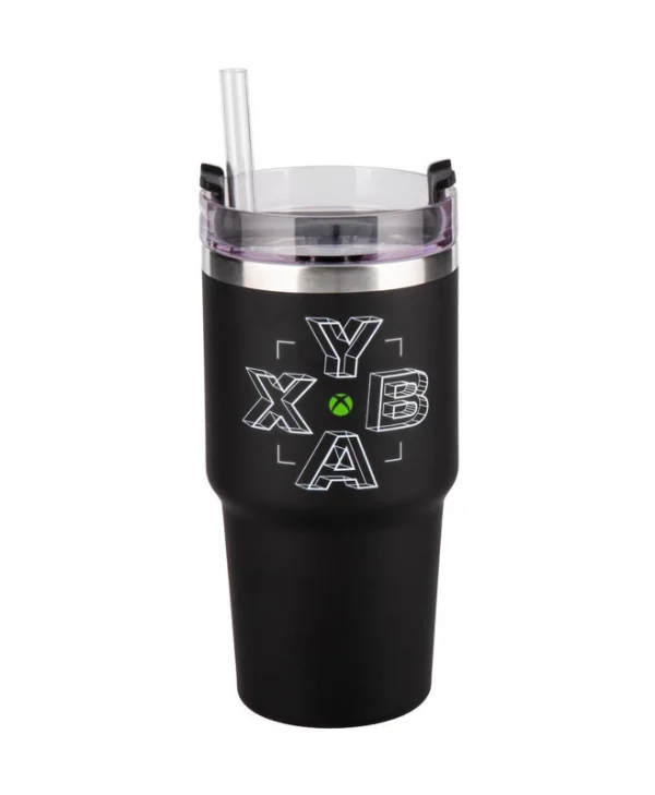 Paladone Xbox Ποτήρι Θερμός Ανοξείδωτο 600ml Μαύρο PP14597XB