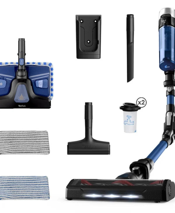 Tefal X-Force Flex 9.60 Aqua Επαναφορτιζόμενη Σκούπα Stick Τιρκουάζ TY20C4WO