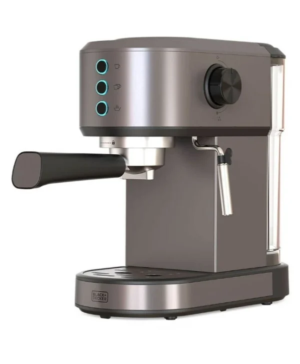 Black & Decker Μηχανή Espresso 1350W Πίεσης 20bar Μαύρη ES9200090B