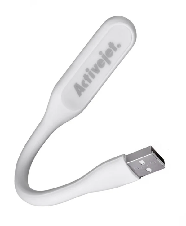 Active Jet LED σε Λευκό Χρώμα Activejet Lampka USB LED Biała