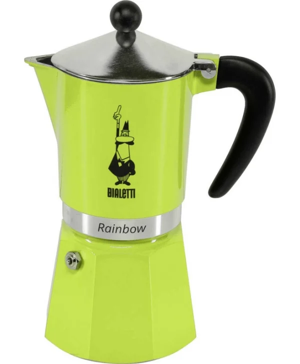 Bialetti Rainbow Μπρίκι Espresso 6cups Πράσινο 4973
