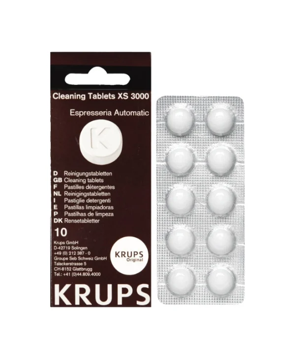 Ταμπλέτες Αφαλάτωσης Καφετιέρας Krups Original 10τμχ XS3000