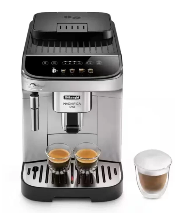 De'Longhi Magnifica Evo Αυτόματη Μηχανή Espresso 1450W Πίεσης 15bar με Μύλο Άλεσης Silver Black ECAM 290.31.SB