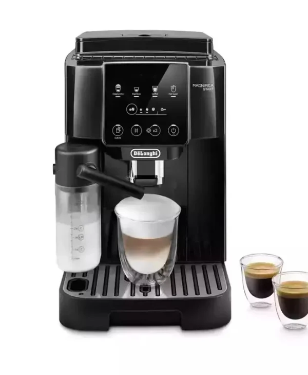 De'Longhi Magnifica Start Αυτόματη Μηχανή Espresso 1450W Πίεσης 15bar για Cappuccino με Μύλο Άλεσης Μαύρη ECAM220.60.B