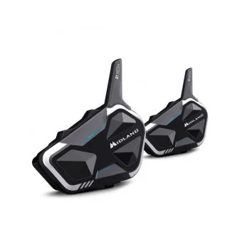 Midland R1 Mesh Twin Διπλή Ενδοεπικοινωνία για Κράνος Μηχανής με Bluetooth R1 MESH TWIN